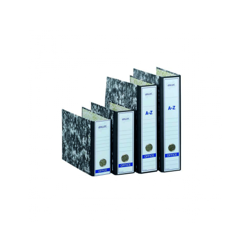 34392-ARCHIVADOR JASPEADO A-Z FOLIO CON RADO NEGRO ANCOR 002089