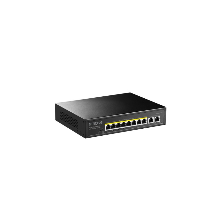 34407-STRONG SWITCH 8 POE CON 2 ENLACES ASCENDENTES ETHERNET