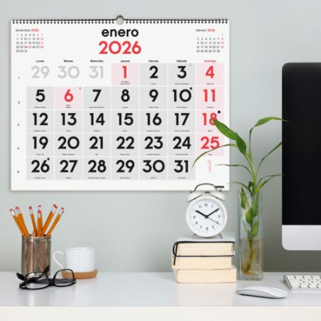 34449-CALENDARIO 2026 NEUTRO PARED MIXTO XL 540X420MM FINOCAM 780020026