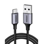 34551-Ugreen 60126 cable USB 1 m USB C USB A Negro, Gris