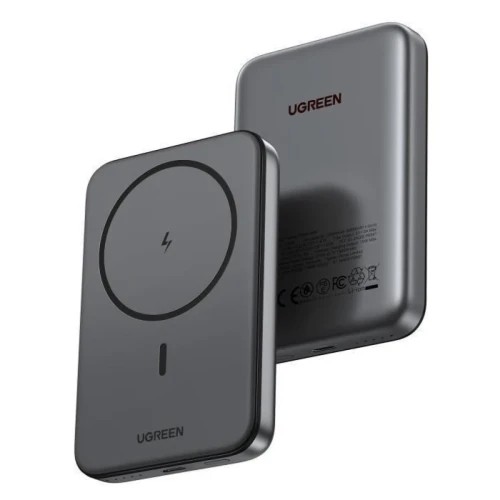 34566-UGREEN UGREEN 10000MAH MAGNETIC WIRELESS POWER BANK SPACE GRAY