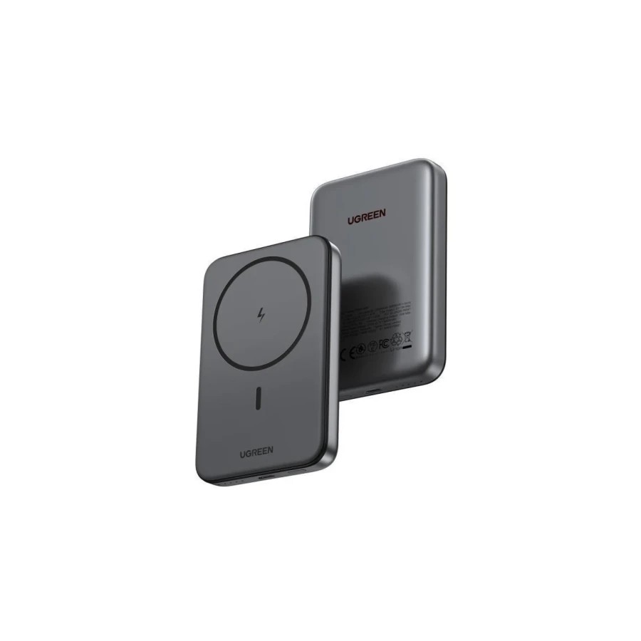 34566-UGREEN UGREEN 10000MAH MAGNETIC WIRELESS POWER BANK SPACE GRAY