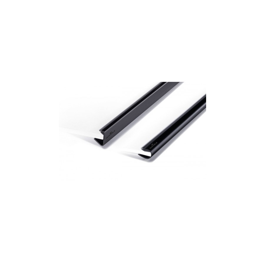 3466-CAJA 25 LOMERAS DE PLASTICO A4 DE 12 MM NEGRO DURABLE 2912-01