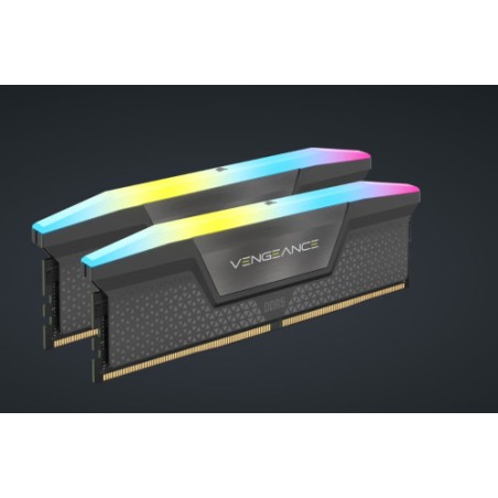 34904-MEMORIA CORSAIR DDR5 64GB 2X32GB PC6000 VENGEANCE RGB CMG64GX5M2D6000Z40