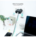 34982-TOOQ CARGADOR PORTATIL USB-C PD3.0 65W, NEGRO