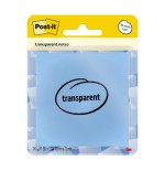 35066-BLISTER 36 HOJAS NOTAS TRANSPARENTES 600-1TRSPB 73X73 MM AZUL PASTEL POST-IT 7100394509
