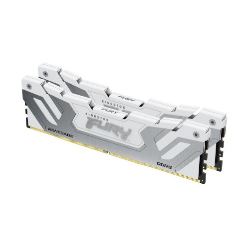 35103-MEMORIA KINGSTON 48GB 8400MT/S DDR5 CL40 CUDIMM (KIT OF 2) FURY RENEGADE WHITE XMP - KF584CU40RWK2-48