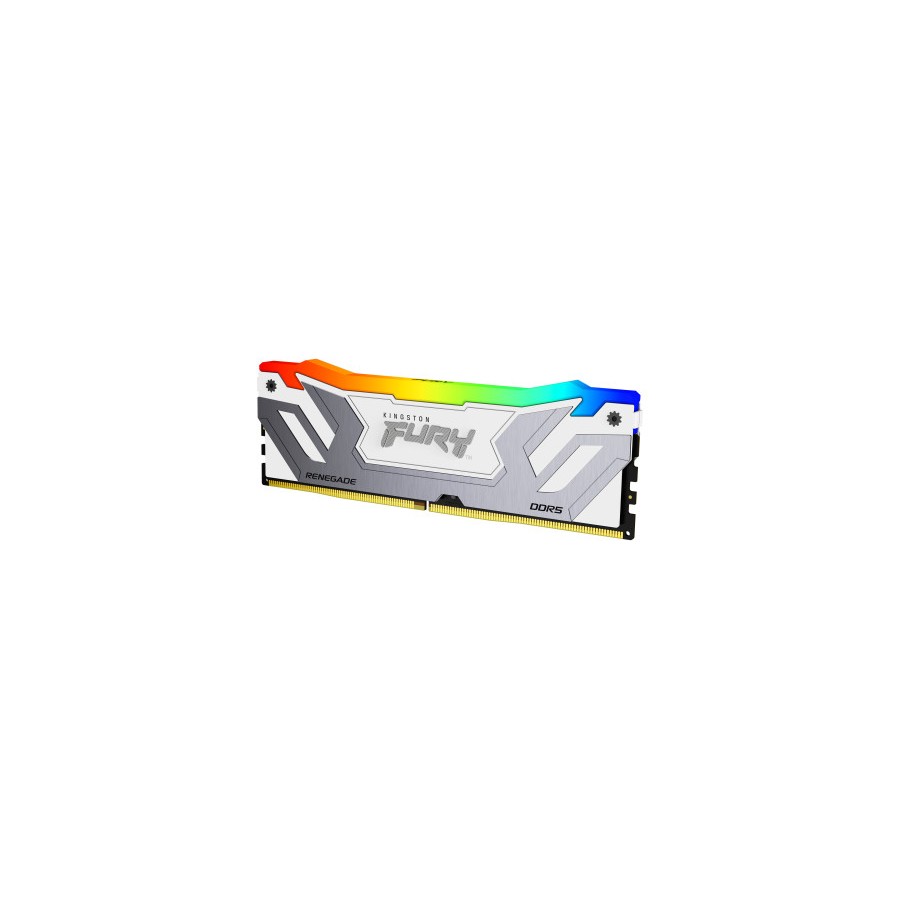 35109-MEMORIA KINGSTON 24GB 8400MT/S DDR5 CL40 CUDIMM FURY RENEGADE RGB WHITE XMP - KF584CU40RWA-24