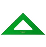 3511-ESCUADRA 25CM NO GRADUADA COLOR VERDE FABER CASTELL 566-25