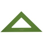 3512-ESCUADRA 28CM NO GRADUADA COLOR VERDE FABER CASTELL 566-28