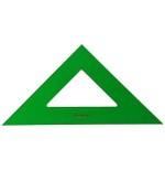 3513-ESCUADRA 32CM NO GRADUADA COLOR VERDE FABER CASTELL 566-32