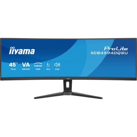 35158-MONITOR IIYAMA PANTALLA CURVA PARA PC 113 CM (45") 5120 X 1440 PIXELES DUAL QHD LED PANEL VA USB-C HDMI DISPLAYPOR