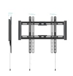 35234-TOOQ SOPORTE FIJO PARED PANTALLAS 32"-70", NEGRO