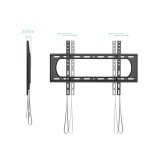 35240-TOOQ SOPORTE FIJO PARED PANTALLAS 37"-80", NEGRO