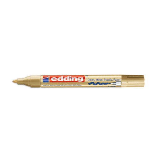3528-MARCADOR PERMANENTE 2-4MM 750 ORO EDDING 750-53
