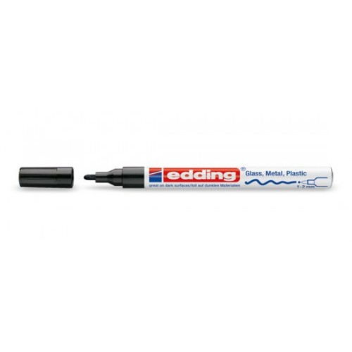 3530-MARCADOR PERMANENTE 1-2MM 751 NEGRO EDDING 751-01