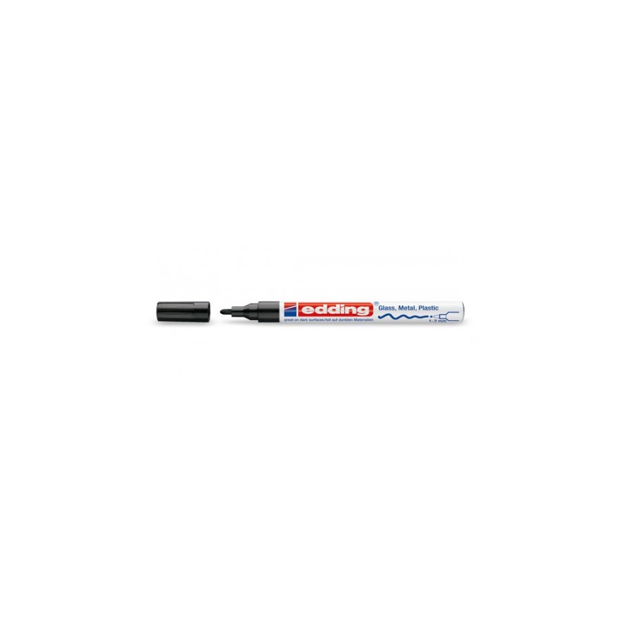 3530-MARCADOR PERMANENTE 1-2MM 751 NEGRO EDDING 751-01