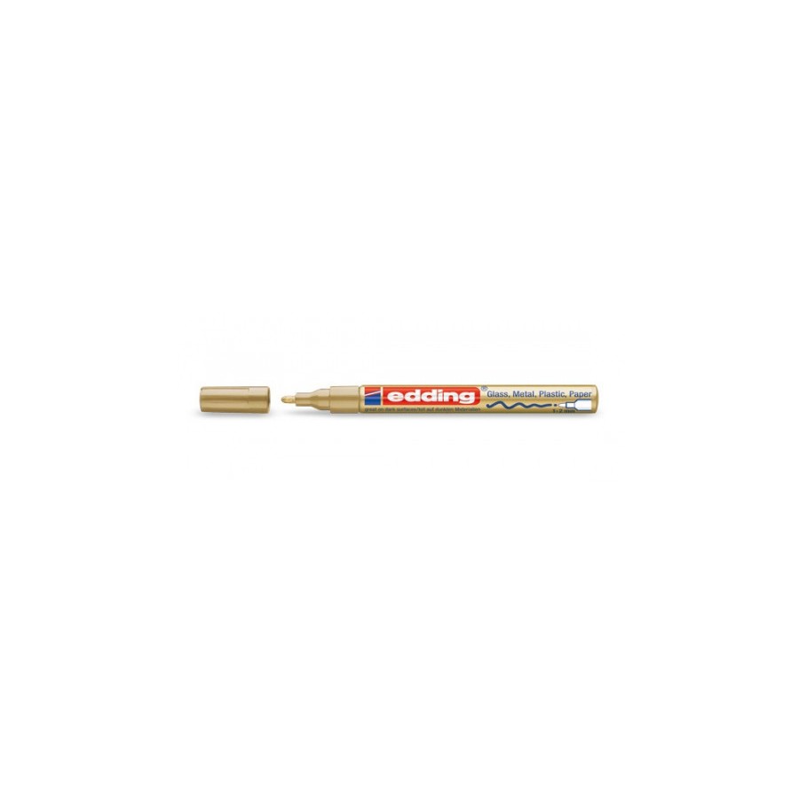 3535-MARCADOR PERMANENTE 1-2MM 751 ORO EDDING 751-53