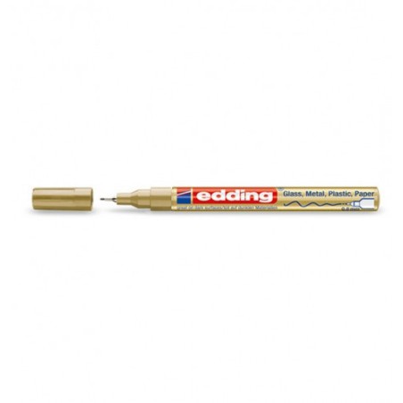 3537-MARCADOR PERMANENTE 0.8MM 780 ORO EDDING 780-53