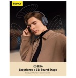 35427-BASEUS BOWIE D05 WIRELESS HEADPHONES CLUSTER BLACK