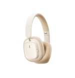 35439-BASEUS BOWIE H1I NOISE-CANCELLATION WIRELESS HEADPHONES STELLAR WHITE
