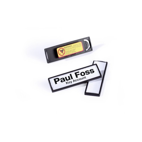 3562-CAJA DE 25 PORTANOMBRES CLIP CARD CON IMAN 17X67MM DURABLE 8132-01