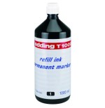 3576-FRASCO TINTA T 1000 PARA RELLENAR 1000ML NEGRO EDDING T1000-01
