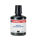 3578-FRASCO TINTA PARA RELLENAR 100ML NEGRO EDDING T100-01