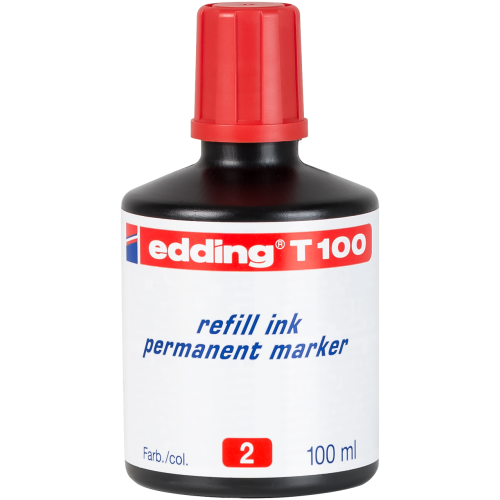 3579-Edding T-100 cartucho de tinta 1 pieza(s) Original Rojo