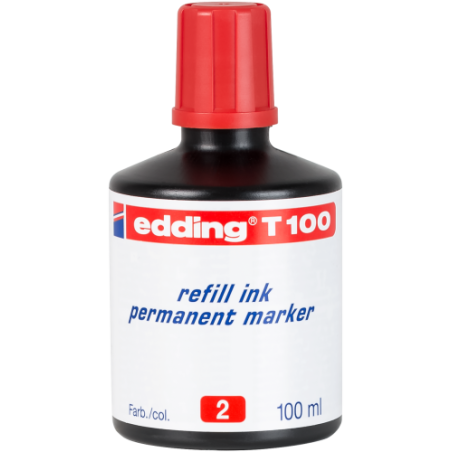 3579-Edding T-100 cartucho de tinta 1 pieza(s) Original Rojo