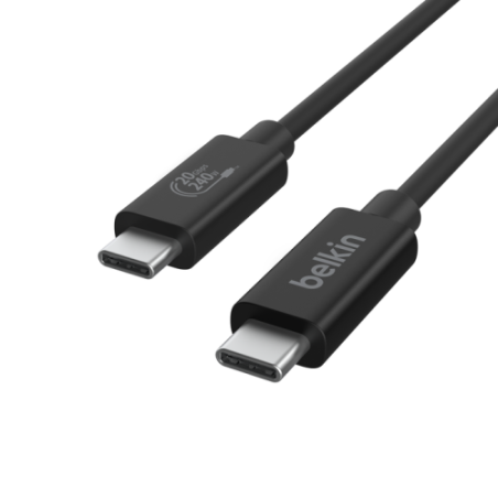35817-Belkin INZ004BT2MBK cable USB USB4 Gen 2x2 2 m USB C Negro