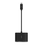 35847-Belkin AVC001BTBK base para portatil y replicador de puertos USB 3.2 Gen 1 (3.1 Gen 1) Type-C Negro
