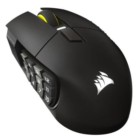 35872-Corsair Scimitar Elite Wireless SE raton Juego mano derecha RF Wireless + Bluetooth Optico 33000 DPI
