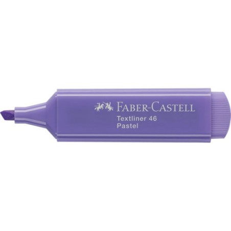 3596-MARCADOR FLUOR TEXTLINER LILA PASTEL FABER CASTELL 154656