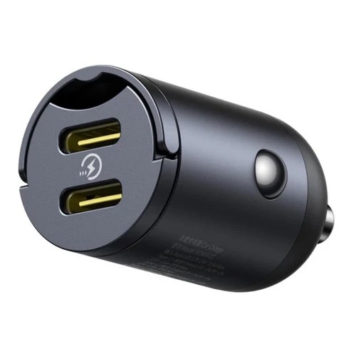 36050-BASEUS TINY STAR MINI CAR CHARGER 2C 30W COSMIC BLACK