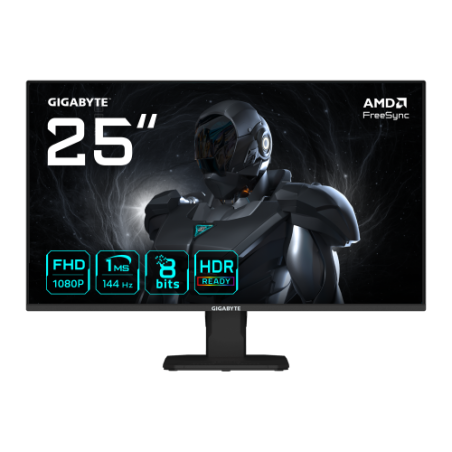 36209-MONITOR GIGABYTE 25" GS25F14,SS IPS,1920X1080(FHD),0.09PP,1500:1,1MS,144HZ,2HDMI+1DP