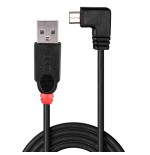 36270-Lindy 31975 cable USB USB 2.0 0,5 m USB A Micro-USB B Negro