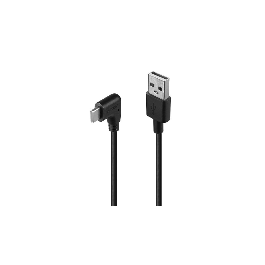 36275-Lindy 32001 cable USB USB 2.0 1 m USB A USB C Negro