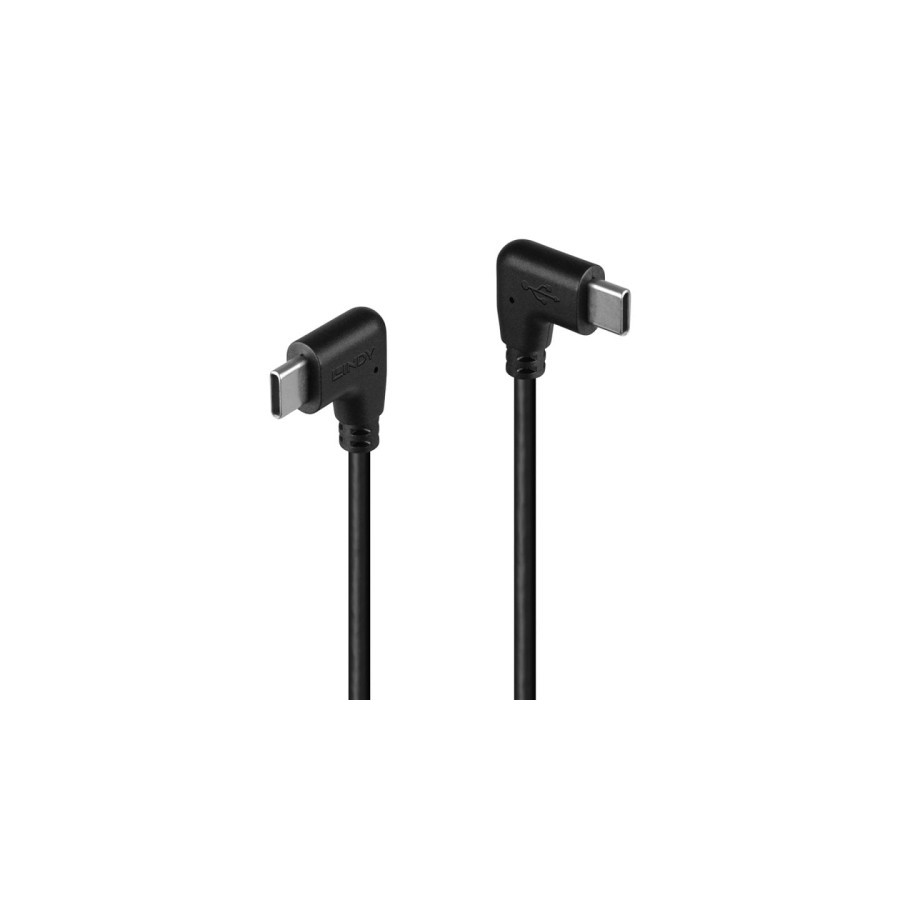 36281-Lindy 32008 cable USB USB 2.0 0,5 m USB C Negro