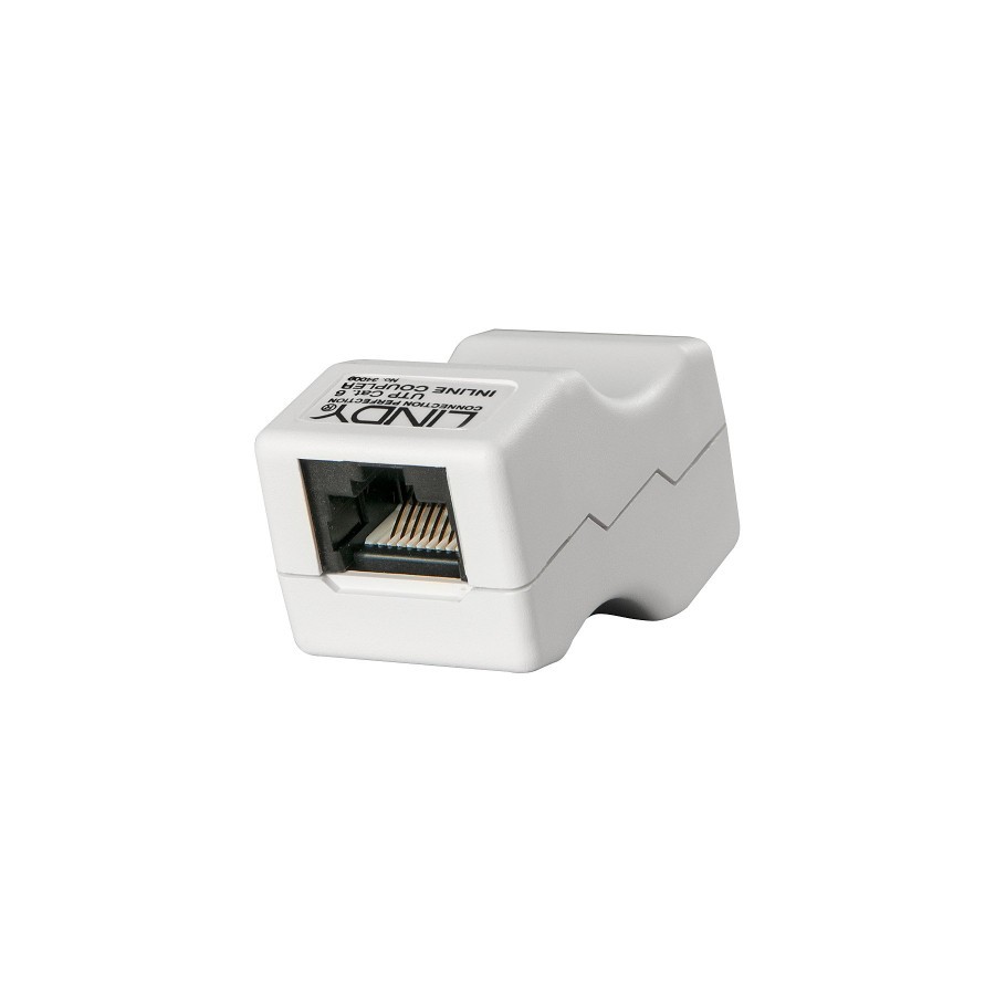36306-Lindy 34009 cambiador de genero para cable RJ45 Gris