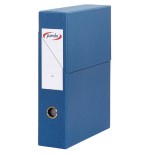 ESTUCHE ARCHIVADOR EXTRA FORRADO VERTICAL EN COLOR AZUL PARDO 245603