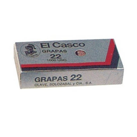 3634-CAJA DE 1000 GRAPAS GALVANICZADAS MODELO 22/6G EL CASCO 1G00221