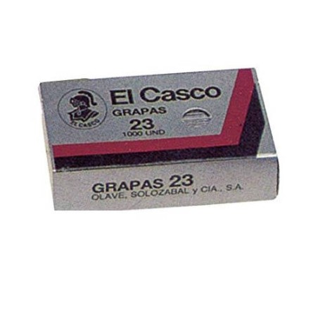 3635-CAJA DE 1000 GRAPAS GALVANIZADAS MODELO 23/6G EL CASCO 1G00231