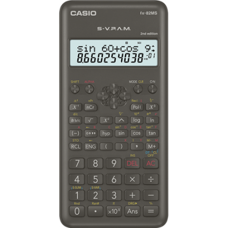 3643-CALCULADORA CIENTIFICA DE 12 DIGITOS CASIO FX-82MS-2-W-ET-B