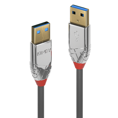 36443-Lindy 36629 cable USB USB 3.2 Gen 1 (3.1 Gen 1) 5 m USB A Gris