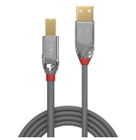 36458-Lindy 36640 cable USB USB 2.0 0,5 m USB A USB B Gris