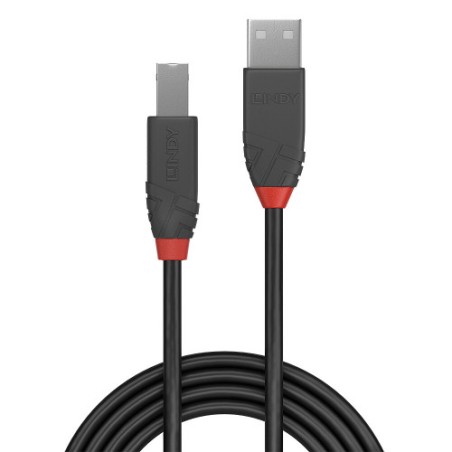 36508-Lindy 36675 cable USB USB 2.0 5 m USB A USB B Negro