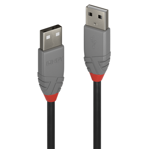 36523-Lindy 36690 cable USB USB 2.0 0,2 m USB A Negro