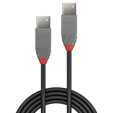 36530-Lindy 36693 cable USB USB 2.0 2 m USB A Negro, Verde, Rojo