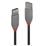 36545-Lindy 36705 cable USB USB 2.0 5 m USB A Negro, Gris